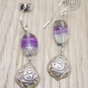 Ganesh Silver Drop Earrings