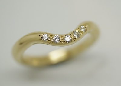 Wedding rings, handmade in  Hertfordshire
