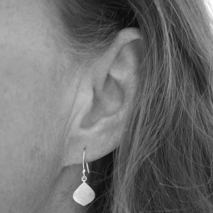 Nadi Silver Medium Earrings Drop (size 3)