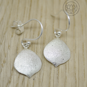 Nadi Silver Large earrings, Drop (size 4)