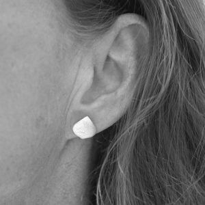 Nadi Silver Large earrings, Stud  (size 4)