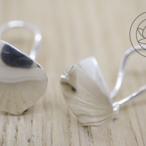 Nadi Silver Large Clip-on earrings (size 4)