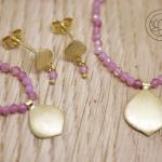 18ct Yellow gold Suite, Necklace, Bracelet, Stud Earrings