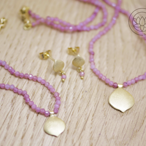 Set - 18ct Yellow gold and Tourmaline