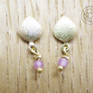 18ct Yellow gold and Tourmaline Stud Earrings