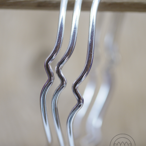 Waving Not Drowning Silver Bangle 2mm wire